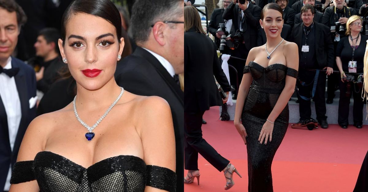 Georgina Rodriguez at the 2019 Cannes Festival (credits- The Sun, The National)