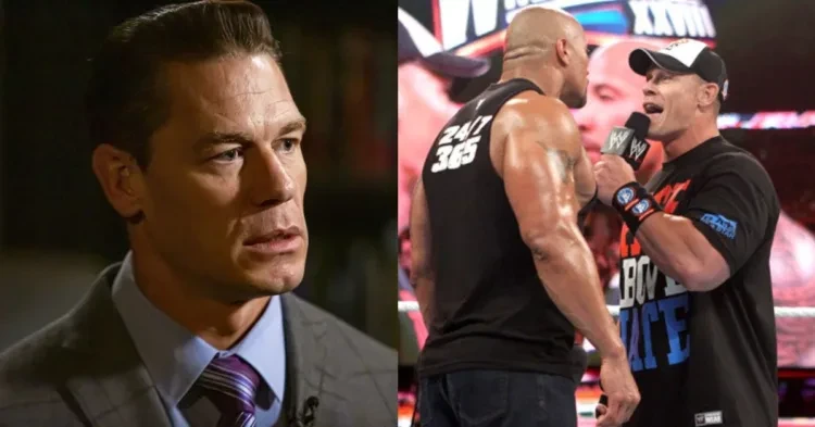The Rock vs John Cena verbal battle