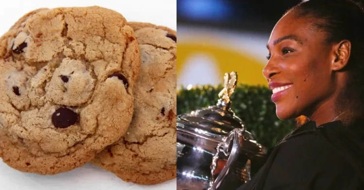 Serena Williams loves eating cookies.