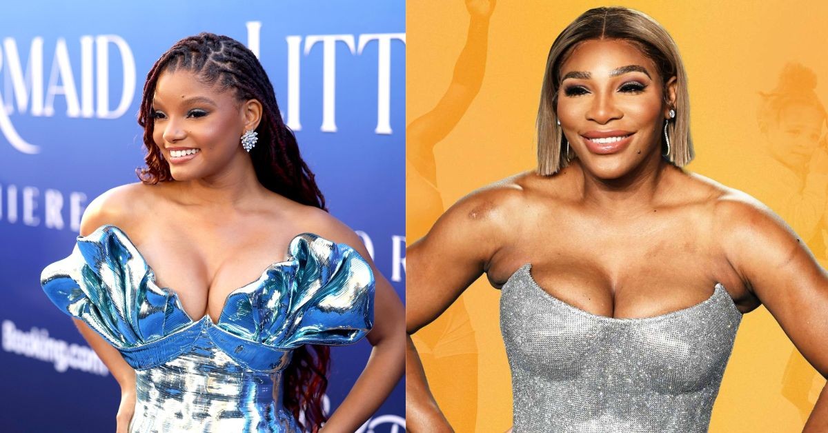 Halle Bailey and Serena Williams