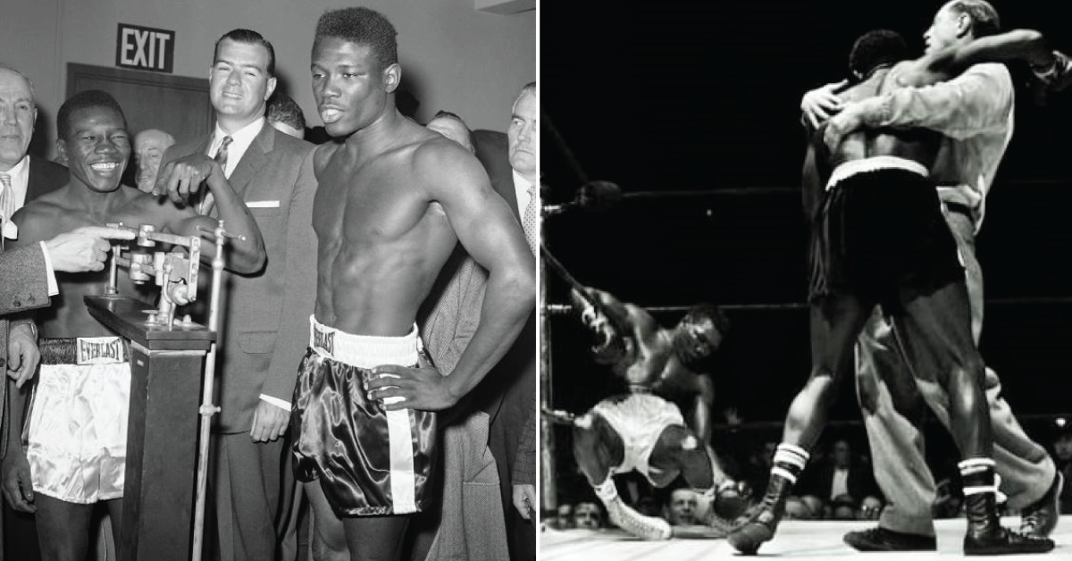 Benny Paret (left) and Emile Griffith (right)