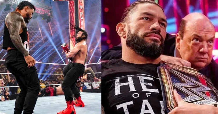 Roman Reigns betrayed by The Usos, Paul heyman reaction