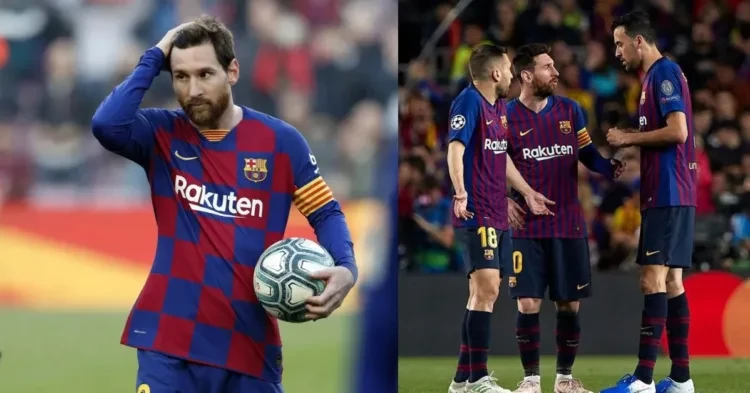 Lionel Messi betrays his former FC Barcelona teammates