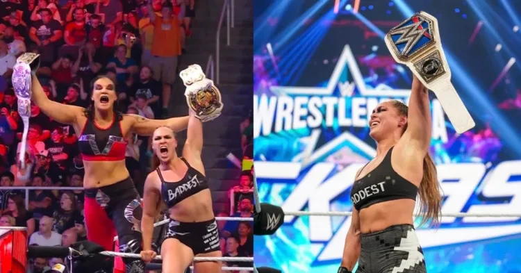 Ronda Rousey is a Triple Crown Champion in WWE (Credits: Twitter)