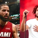Caleb Martin and J. Cole (Credits - Sporting News and Us Weekly)