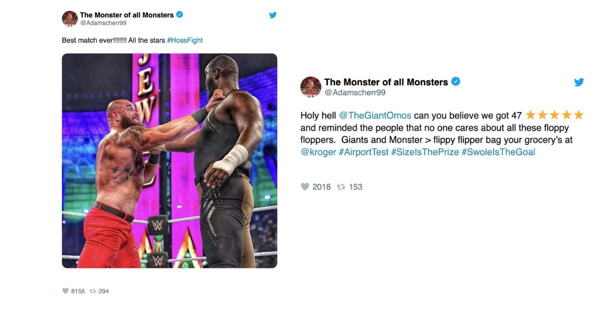Strowman got into a lot of heat for his comments (Credits: Twitter)