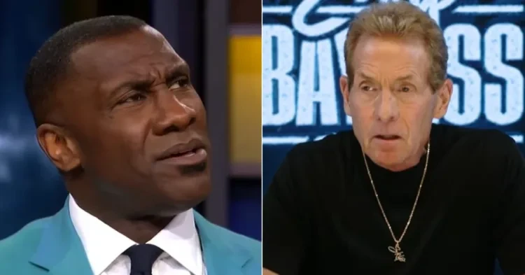 Shannon Sharpe and Skip Bayless (Credits - YouTube and Larry Brown Sport)