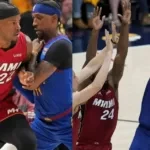 Miami Heat versus the Denver Nuggets