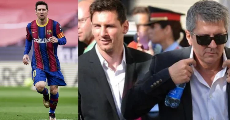 Lionel Messi and Jorge Messi.