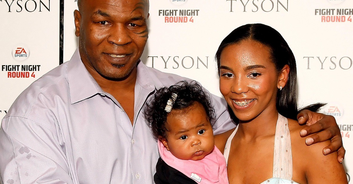 Mike Tyson with his daughter