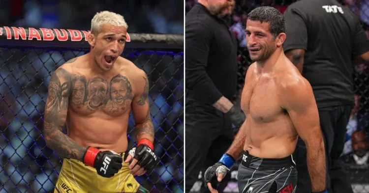 Charles Oliveria (left) and Beneil Dariush (right) (Source: Twitter)