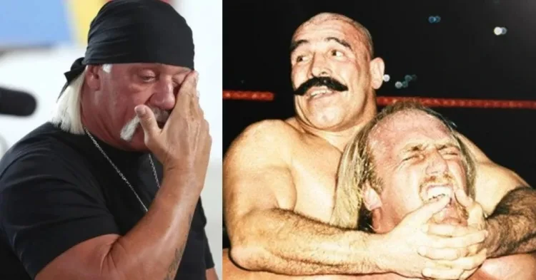 Hulk Hogan reaction on The Iron Sheik death
