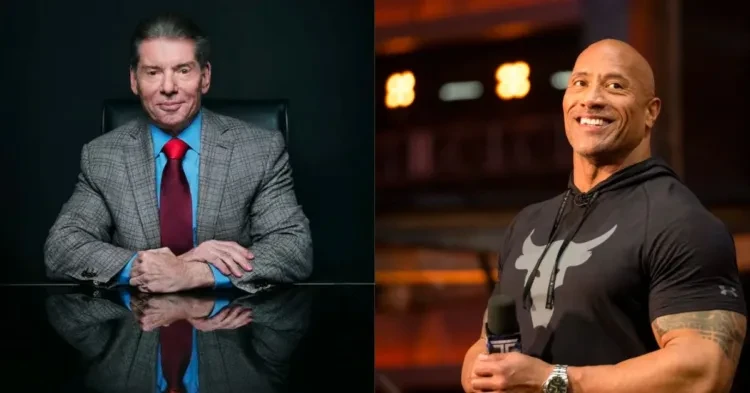 Vince McMahon (left); Dwayne Johnson (right) (Credits: The NY Times and Variety)