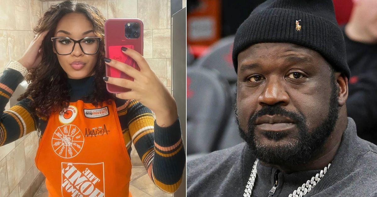 “She Fumbled Hard” - Home Depot Girl Gets Mocked After Shaquille O’Neal ...
