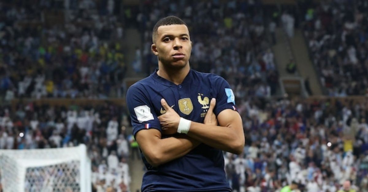 Mbappe after scoring Hat Trick in world cup final