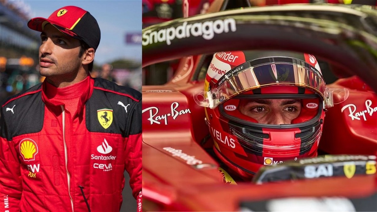 Carlos Sainz, driver for Scuderia Ferrari