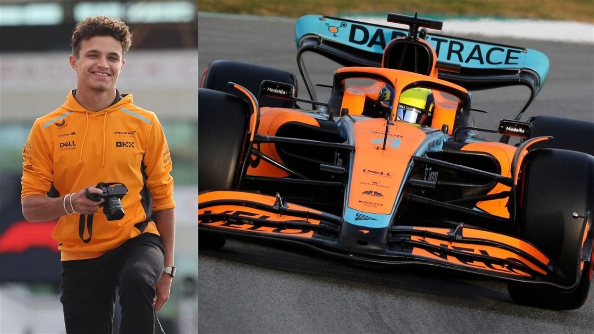 Lando Norris, driver for McLaren (credits: Twitter and Skysports)