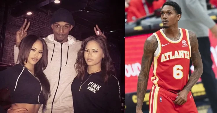 Lou Williams and his two girlfriends