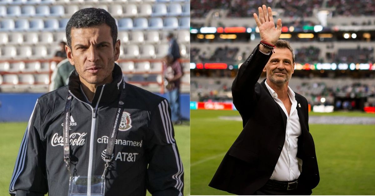 Jimmy Lozano has replaced Diego Cocca (right) as Mexico's coach