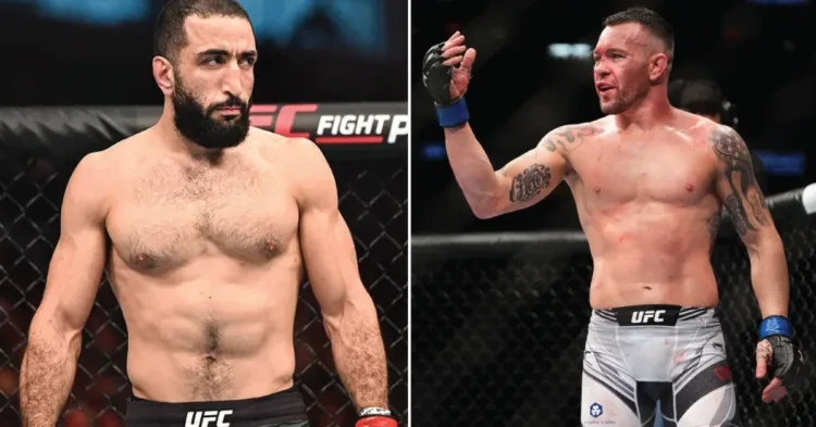 Belal Muhammad (left) and Colby Covington (right)