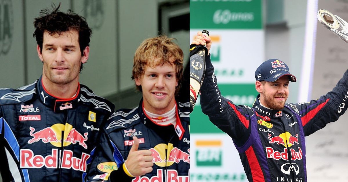 Mark Webber and Sebastian Vettel for Red Bull as teammates (credits CNN and WTF1)