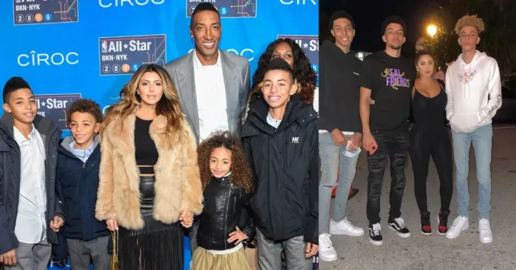 Scottie Pippen Family (Left and Right)