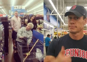 John Cena in Walmart and his shopping list (Credits-Reddit, WCYY, Facebook)