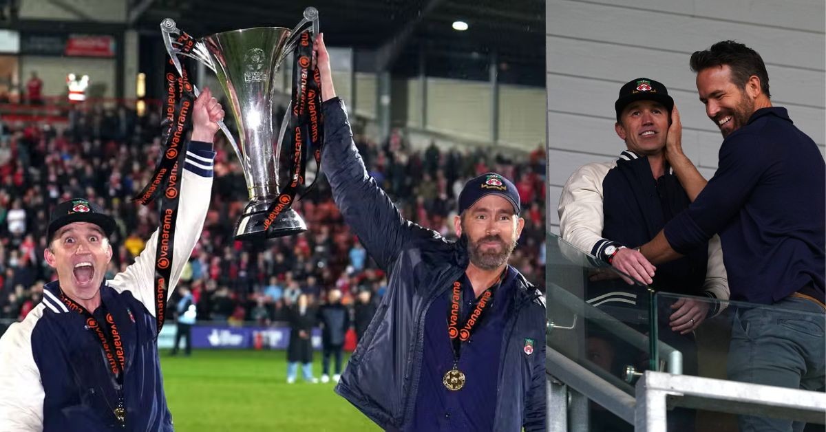 Ryan Reynolds and Rob McElhenney owners of the Wrexham A.F.C (credits Evening standard and Netflix Junkie)