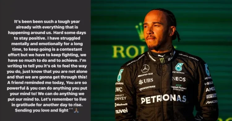 “I Also Have a Lot of Difficult Days” - Lewis Hamilton Makes an Honest ...