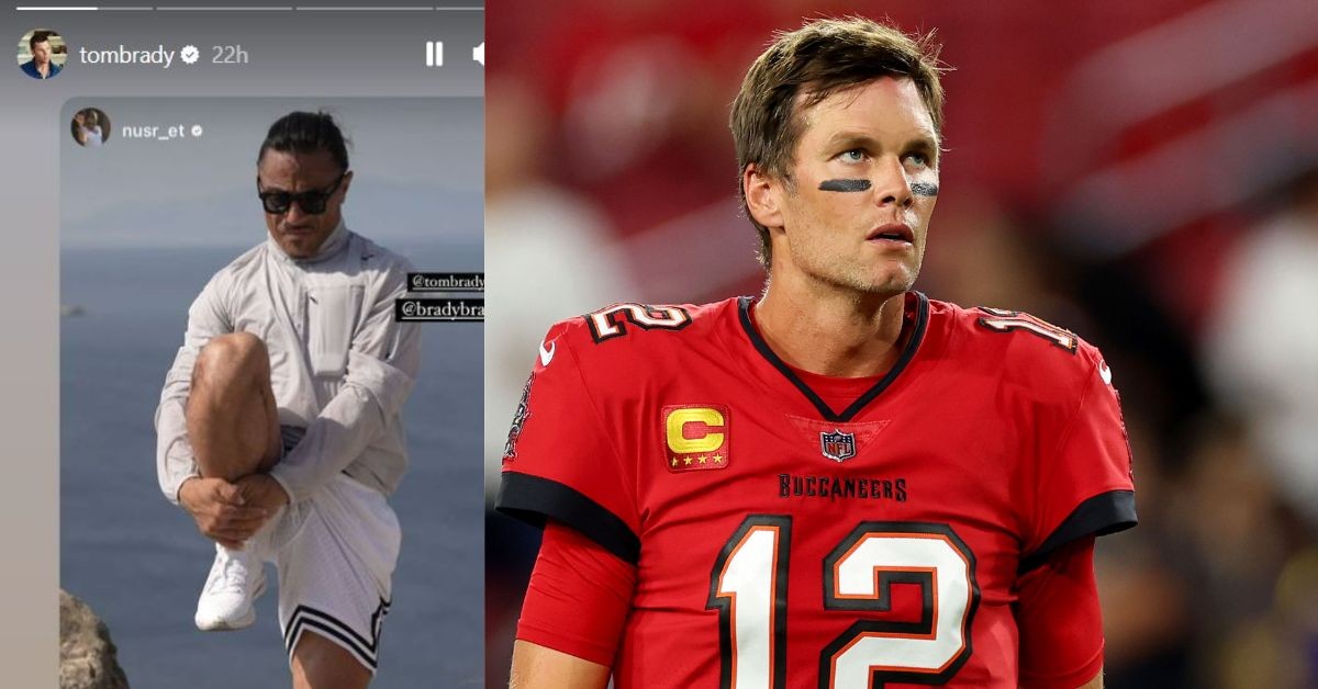 Tom Brady's story on Instagram.