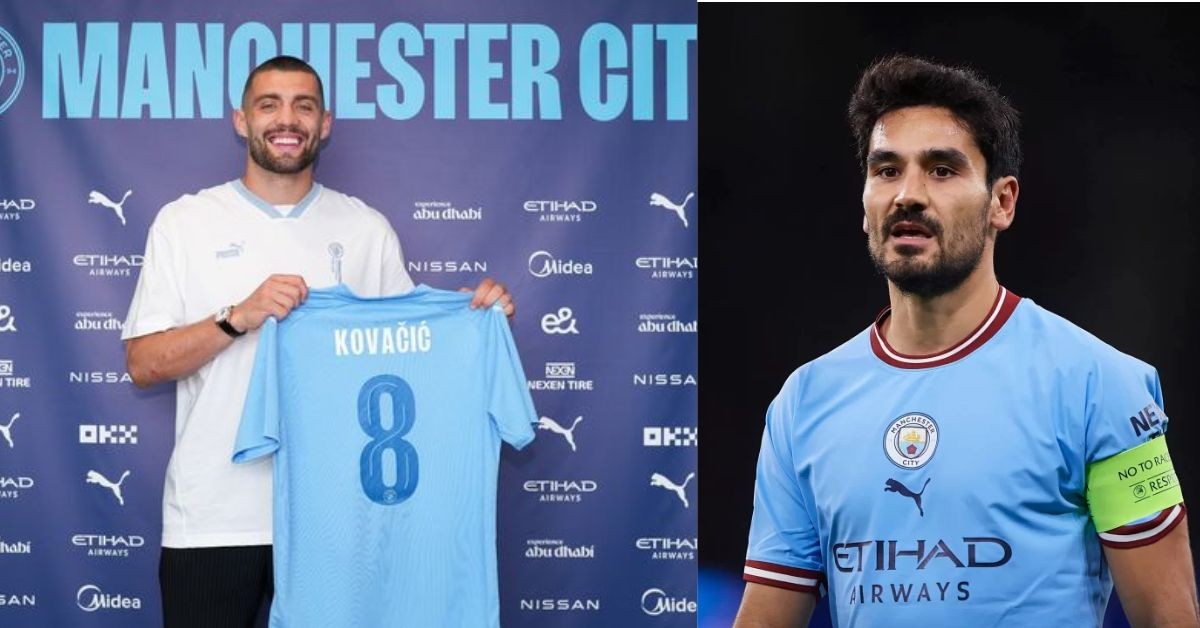 Mateo Kovacic will come as a replacement for ex-Manchester City skipper Ilkay Gundogan
