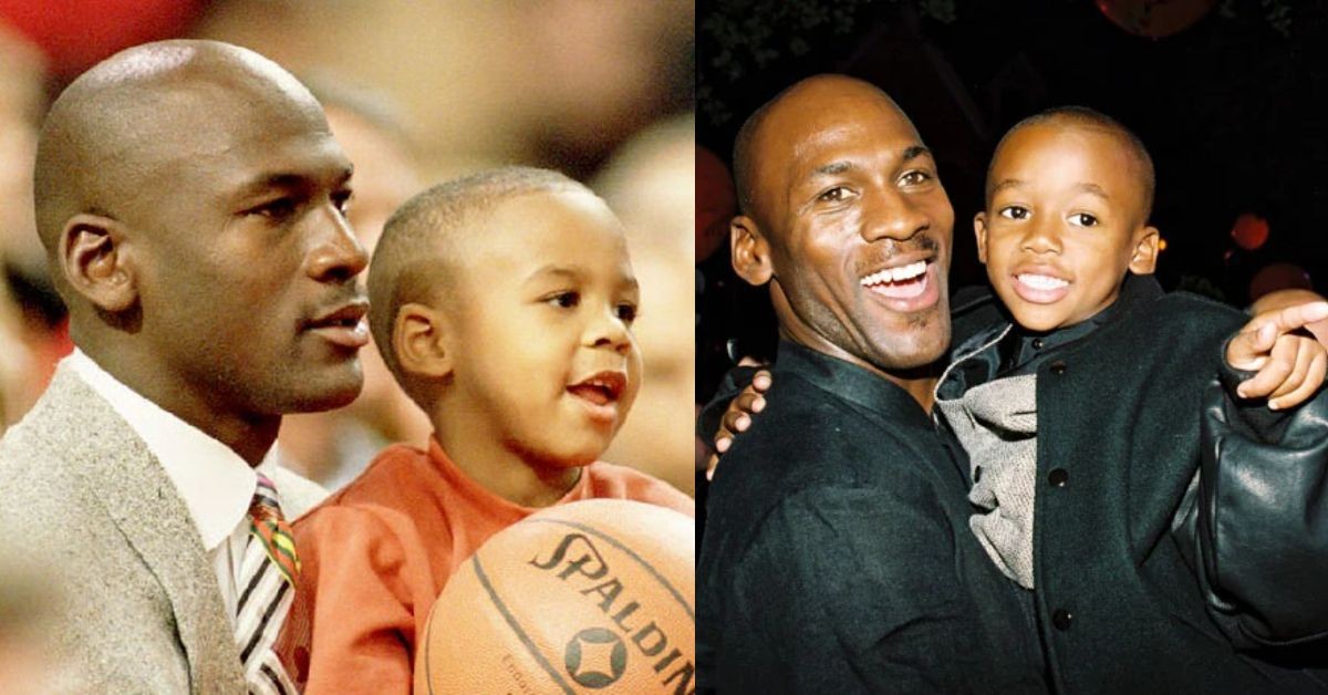 Michael Jordan and his sons