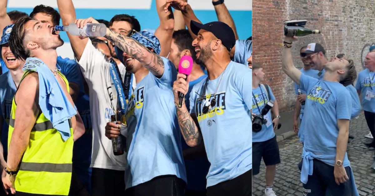 Jack Grealish receives criticism for his heavy drinking during Manchester City's title celebrations