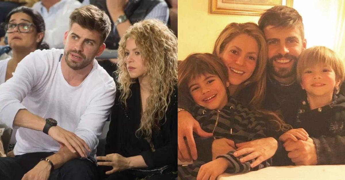 Shakira seen with Pique and her kids Milan and Sashacredit Insider and People