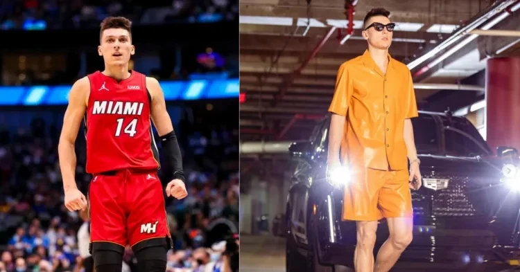 Miami Heat's Tyler Herro (Credits-Kevin Jairaj- USA TODAY Sports and Instagram)