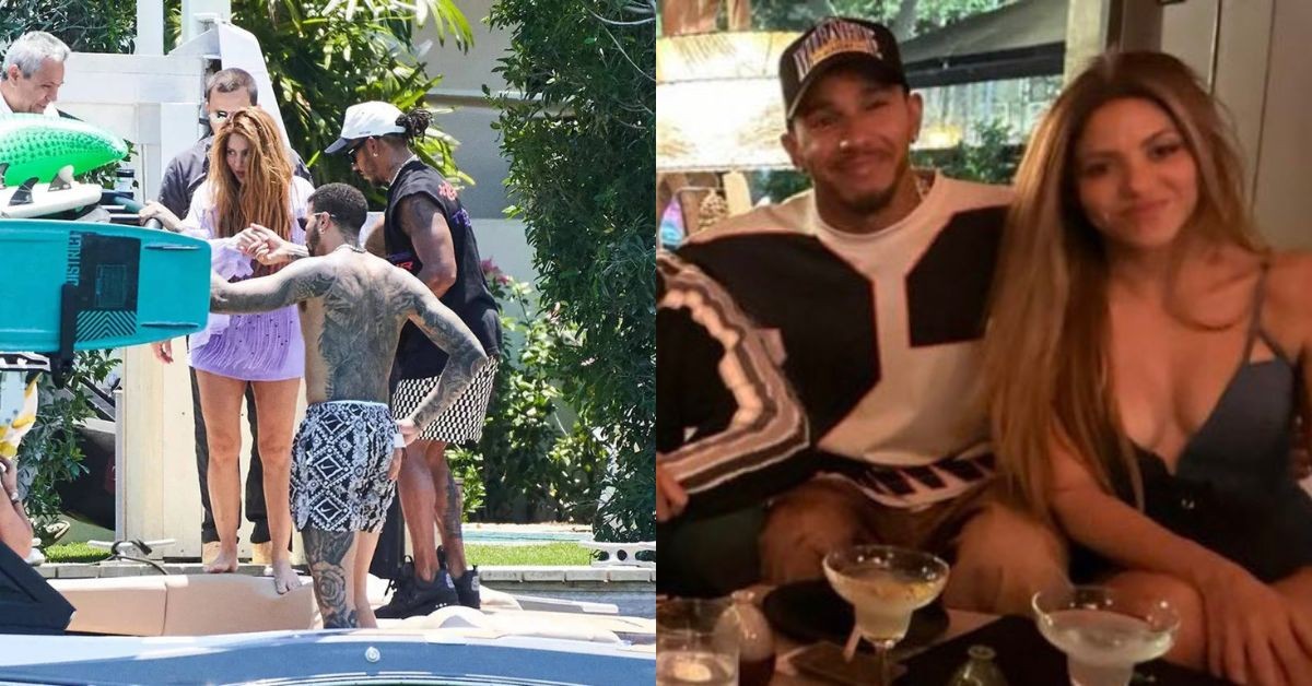 Lewis Hamilton and Shakira spending time together after Miami Grand Prix