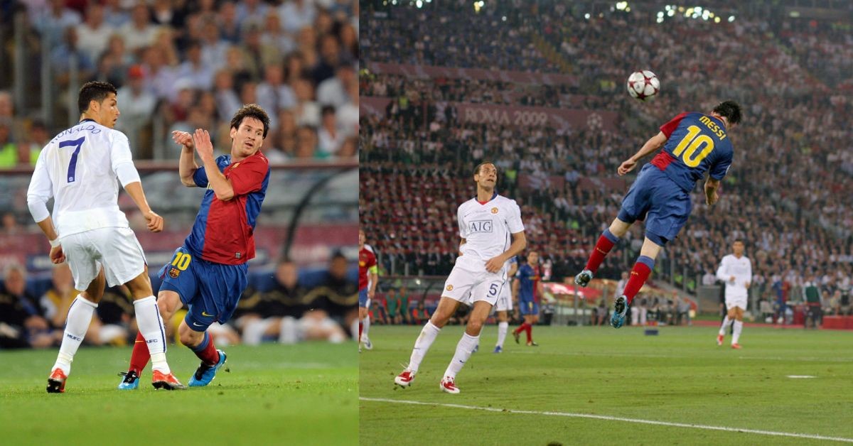 Lionel Messi got the better of Cristiano Ronaldo in the 2009 Champions League final
