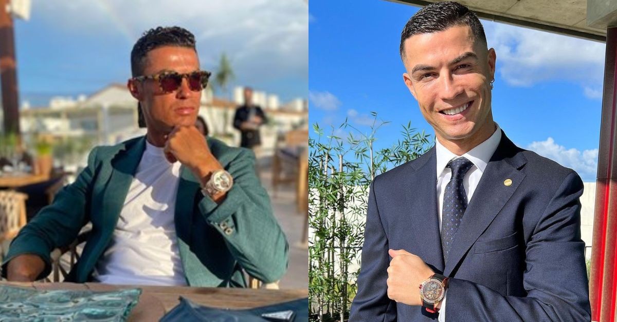 Cristiano Ronaldo owns an expensive collection of watches. (credits- Instagram, Twitter)