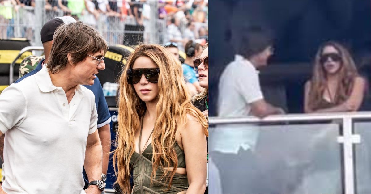 _Shakira with Tom Cruise at the Miami Grand Prix (Credits Vulture and Music Mundial)