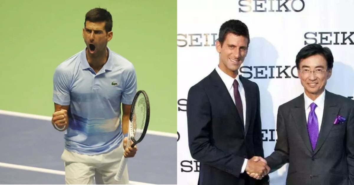 Novak Djokovic has several brand endorsement deals adding to his net worth