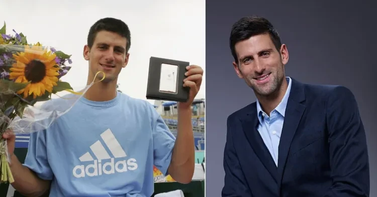 Novak Djokovic then vs now