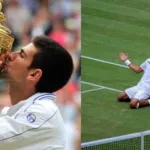 Novak Djokovic winning Wimbledon 2011