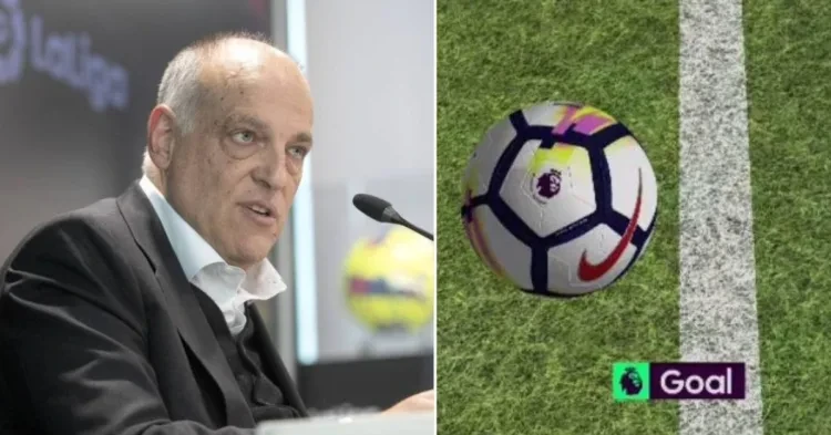 Goal-line technology and La Liga president Javier Tebas