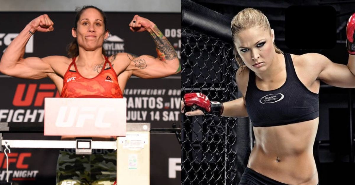 Liz Carmouche (Left) and Ronda Rousey (Right) (Credits: gettyimages and Twitter)