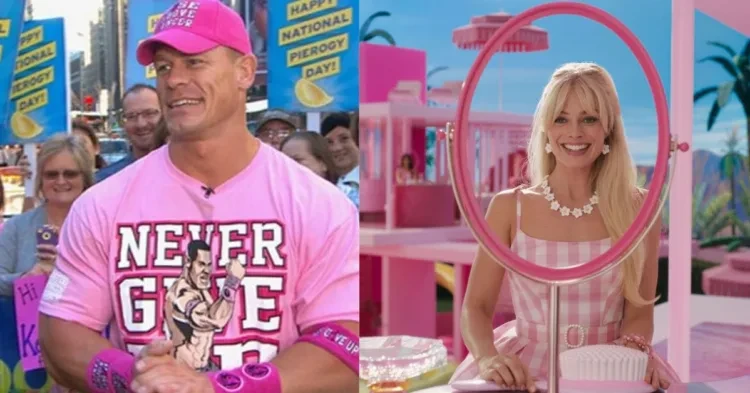 John Cena and Barbie
