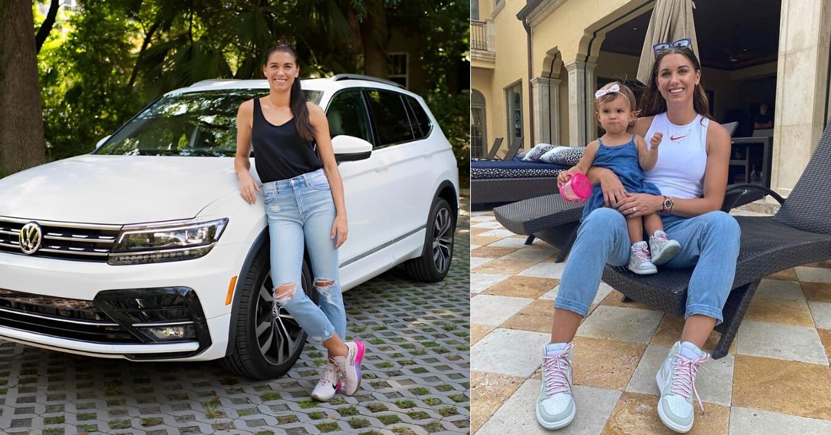 Alex Morgan Volkswagen endorsements - with her daughter