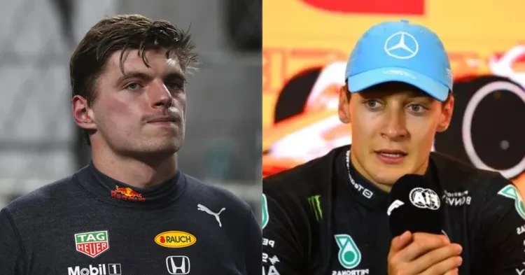 George Russell takes a jab at Max Verstappen.