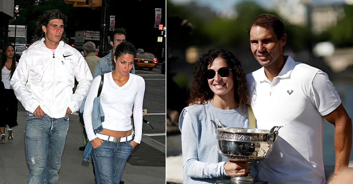 Rafael Nadal with wife Xisca Perello