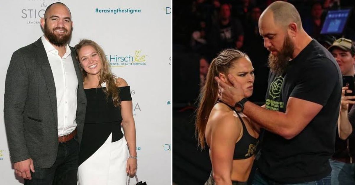 Ronda Rousey with Travis Browne 
