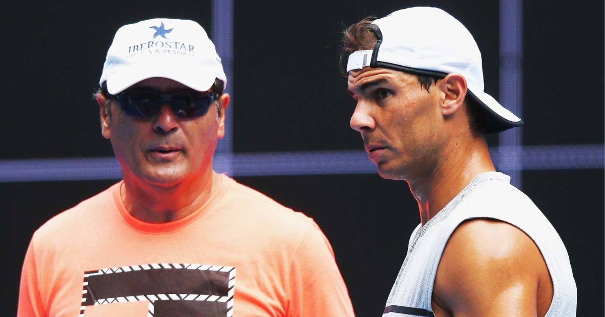 Rafael Nadal and Toni Nadal (credits Getty images)